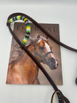 “Neon Lights” Beaded Headstall