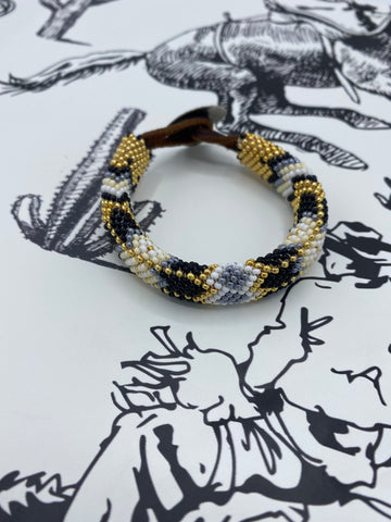 “Golden Year” Beaded Bracelet